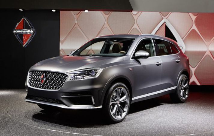 Borgward BX7 á bílasýningunni í Genf.