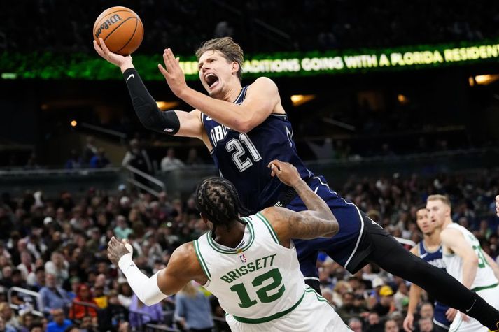 Moritz Wagner á fleygiferð gegn Boston Celtics