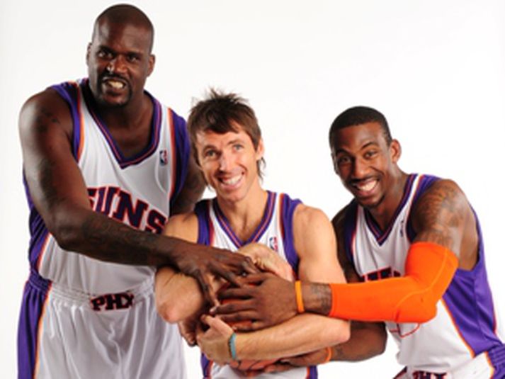 Shaquille O´Neal, Steve Nash og Amare Stoudemire