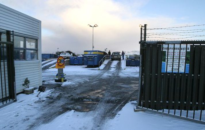 Rampur líkt og konan féll af. Þarna má sjá að girðing hefur verið reist til þess að varna falli. Myndin er úr safni.