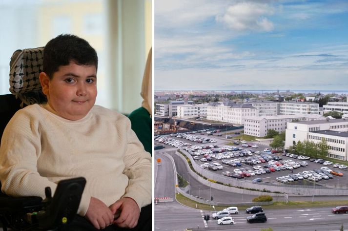 Yazan, sem er ellefu ára og glímir við taugahrörnunarsjúkdóminn Duchenne, var vakinn af lögreglu í nótt og fluttur á Keflavíkurflugvöll, þaðan sem fljúga átti honum til Spánar ásamt fjölskyldu.