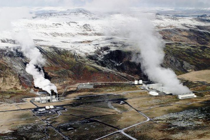 Nesjavallavirkjun. Á þessu svæði slasaðist maðurinn. Athugið að myndin er úr safni.