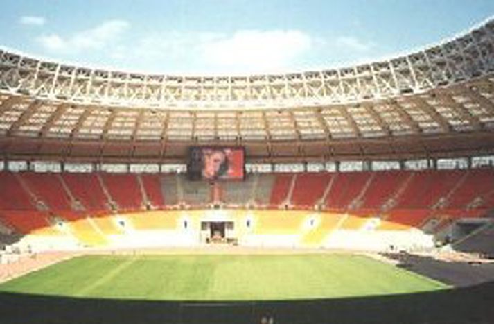 Luzhniki leikvangurinn í Moskvu hýsir úrslitaleikinn í Meistaradeildinni árið 2008