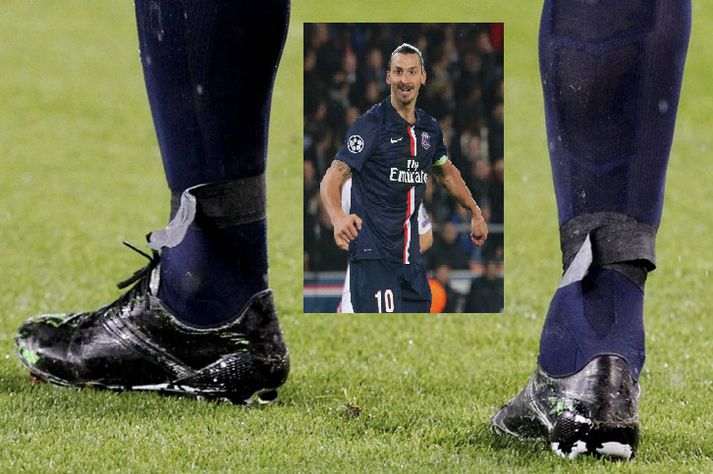 Zlatan Ibrahimovic og skórnir hans.