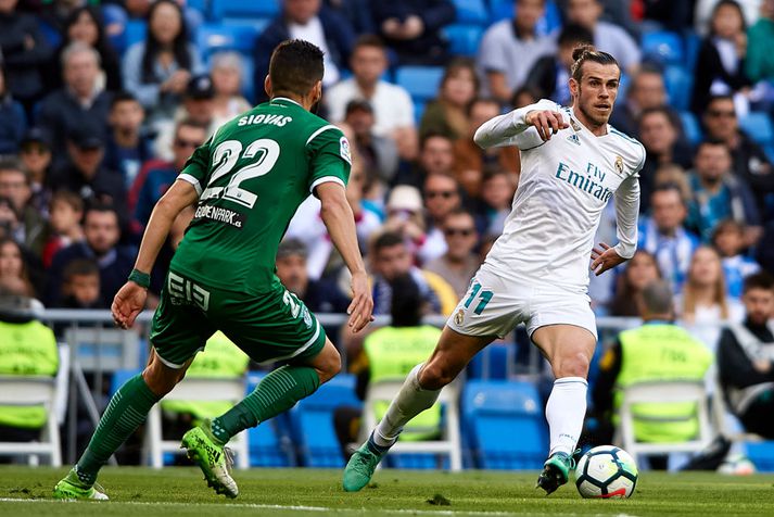 Gareth Bale fékk tækifæri í dag og nýtti það