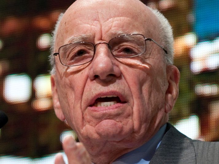 Rupert Murdoch er með 2 milljarða íslenskra króna í árstekjur. Mynd/ afp.