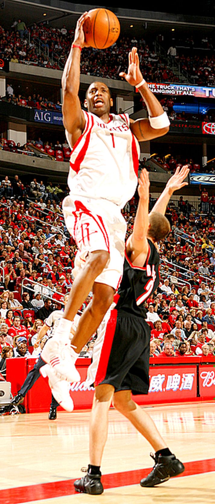 Tracy McGrady var öflugur í nótt.