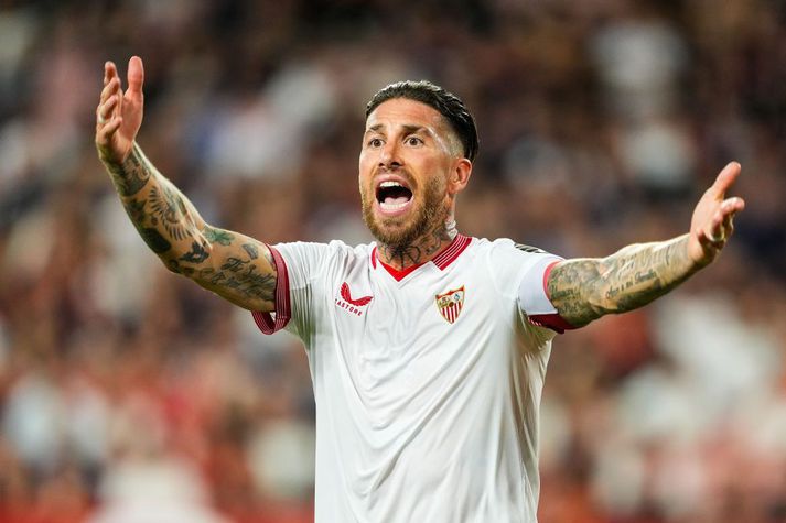 Sergio Ramos lék síðast með uppeldisfélagi sínu Sevilla en er nú mættur til Mexíkó.