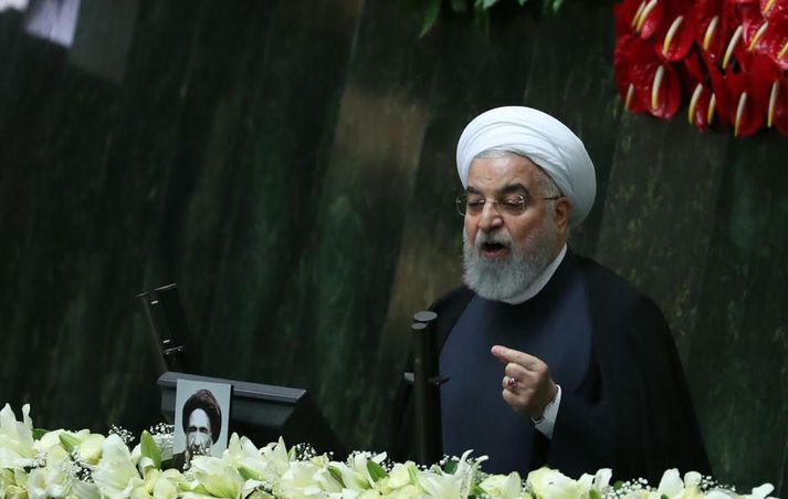 Hassan Rouhani, forseti Írans, gaf skipun fyrir aukinni úranauðgun í morgun.