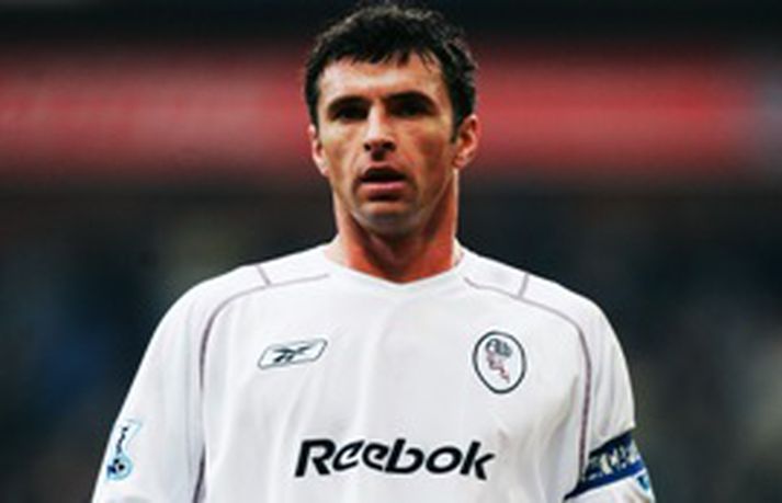 Gary Speed skoraði mark í 750. deildarleik sínum á ferlinum í dag