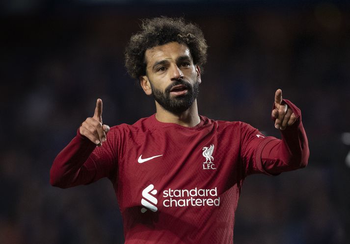 Mohamed Salah og félagar hans í Liverpool geta tryggt sér sæti í 16-liða úrslitum Meistaradeildar Evrópu í kvöld.