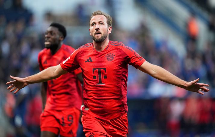 Harry Kane heldur áfram að skora fyrir Bayern.