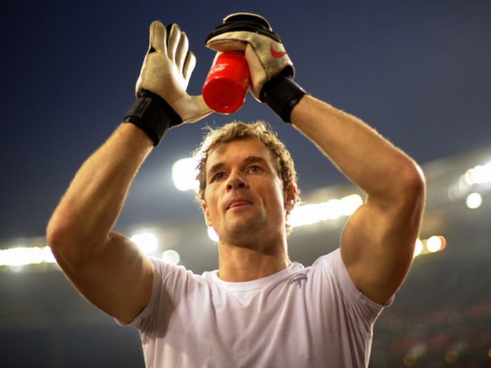 Jens Lehmann, markvörður Stuttgart.