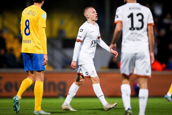 jón Dagur Þorsteinsson skoraði eina mark OH Leuven í kvöld.