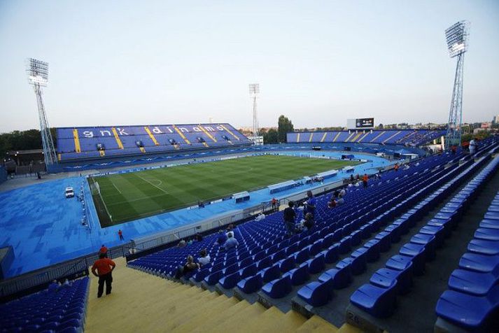 Maksimir-leikvangurinn í Zagreb.