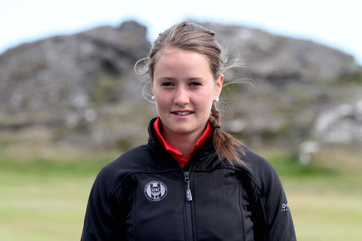 Guðrún Brá Björgvinsdóttir úr Keili lék frábært golf á Garðavelli um helgina og setti vallarmet.