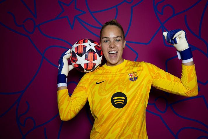 Ellie Roebuck kom til Barcelona í sumar en hefur nú loks spilað sinn fyrsta leik fyrir Evrópumeistarana.