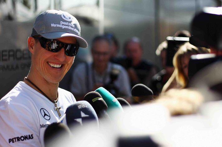 Michael Schumacher telur að Mercedes liðið sé á réttri leið.