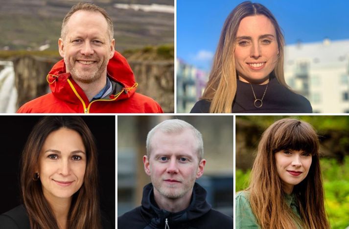 Guðmundur Ingi Guðbrandsson, Eva Dögg Davíðsdóttir, Paola Cardenas, Arnór Ingi Egilsson og Una Hildardóttir skipa efstu sæti listans.