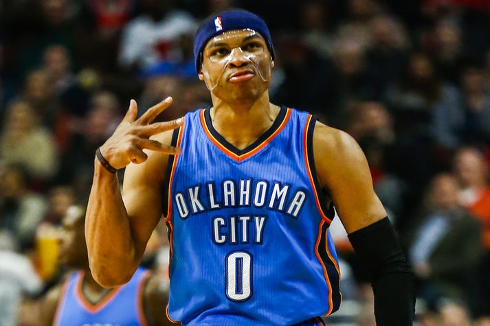 Russell Westbrook fer hamförum þessa dagana.