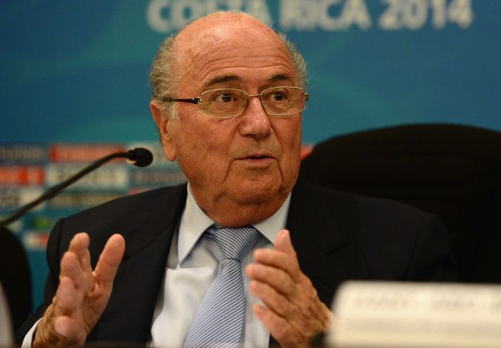 Sepp Blatter, forseti FIFA.