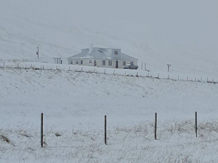 Svona var staðan í Skagafirði í dag.