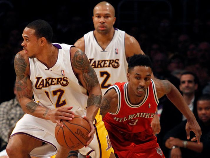 Shannon Brown tók upp hanskann fyrir Kobe Bryant í nótt.