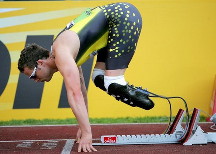 Oscar Pistorius spretthlaupari.