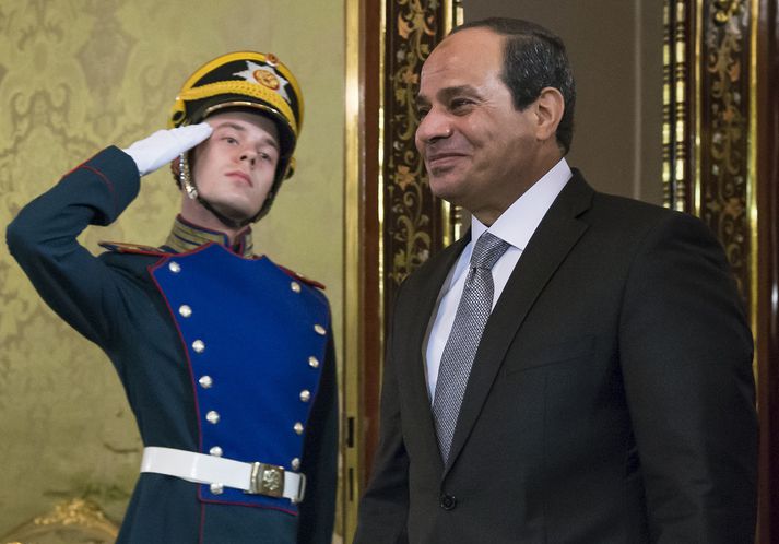 Abdel Fatta al-Sisi, forseti Egyptalands.