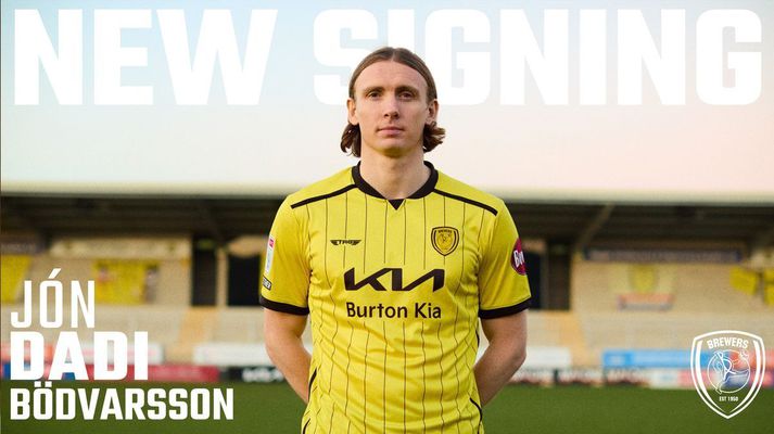 Jón Daði mættur í treyju Burton Albion