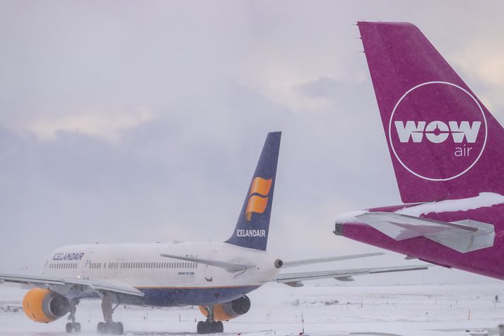 WOW Air fór í þrot í lok mars á síðasta ári. Áður hafði Icelandair Group fallið frá kaupum á öllu hlutafé í félaginu.