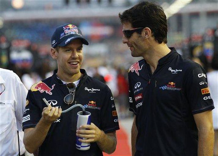 Sebastian Vettel og Mark Webber keppa með Red Bull liðinu í Japan um næstu helgi.