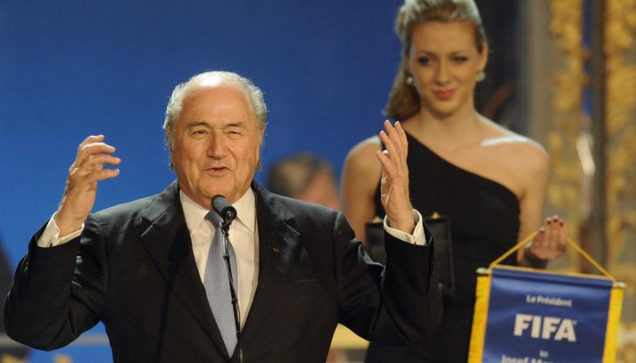 Sepp Blatter, forseti FIFA.