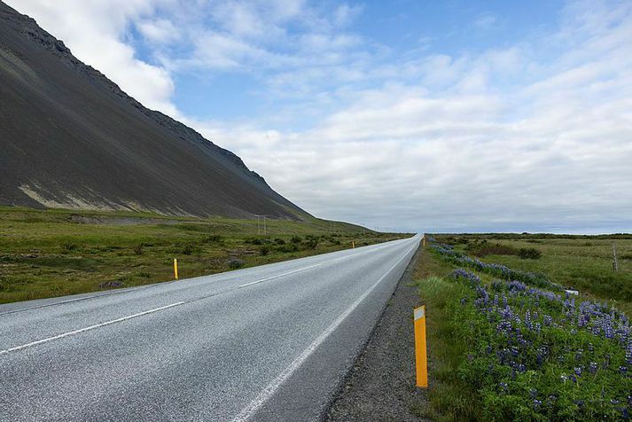 Slysið varð á Vesturlandsvegi milli Borgarness og Hvalfjarðargangna.