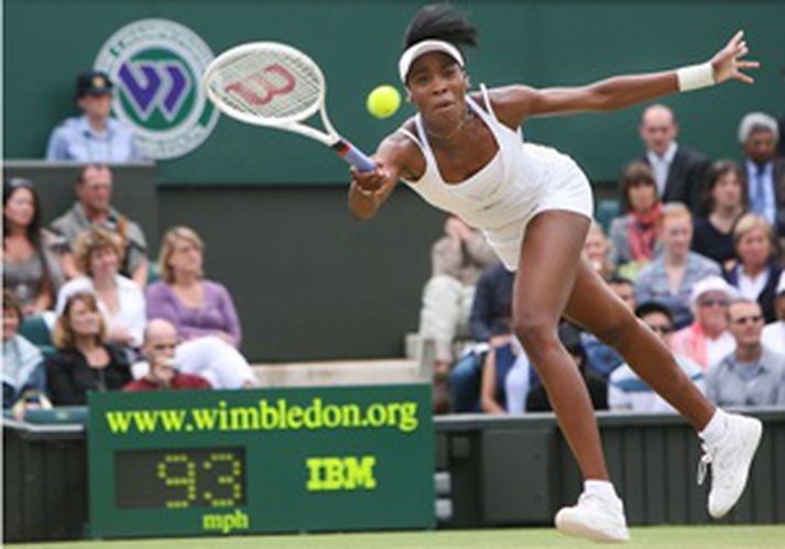 Venus Williams er í miklu stuði