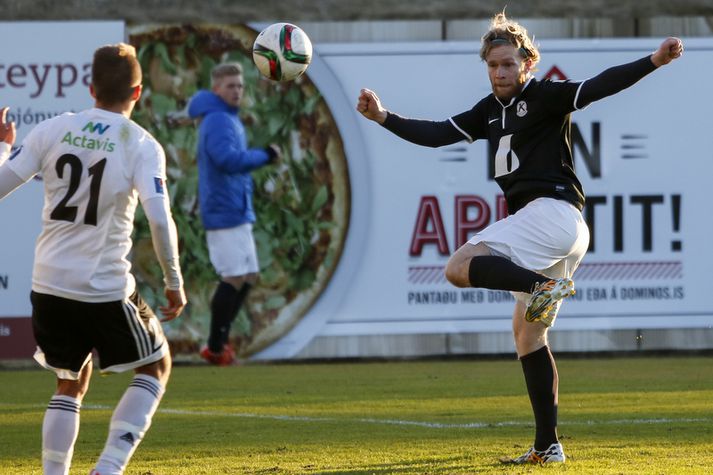 Guðjón Árni Antoníusson í leiknum á móti FH. 