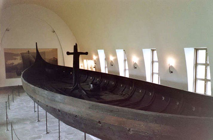 Oseberg skipið.