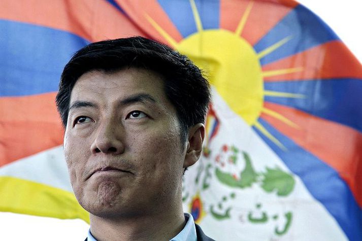 Lobsang Sangay verður pólitískur leiðtogi Tíbeta þótt Dalaí Lama verði áfram trúarleiðtogi þeirra.fréttablaðið/AP