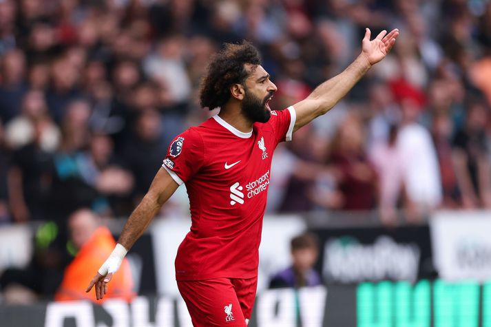 Mohamed Salah vildi skiljanlega fá víti en fékk ekki. Nú er komið í ljós að það var rangur dómur.