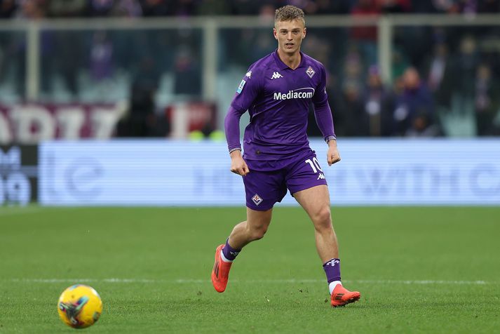 Albert Guðmundsson var sprækur í byrjunarliði Fiorentina en náði ekki að skora.