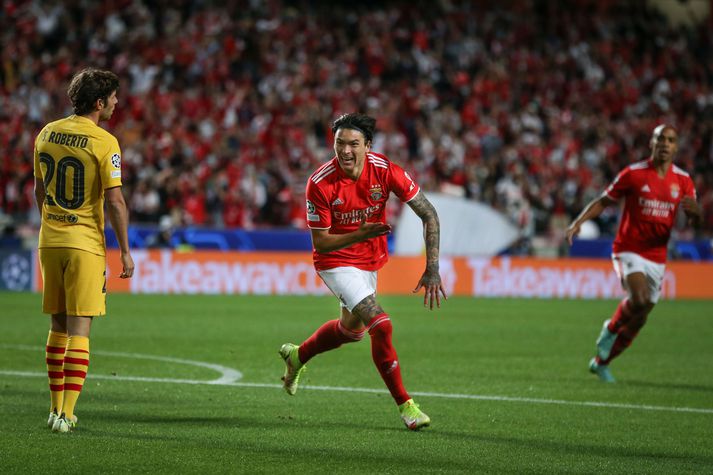Darwin Nunez kom Benfica yfir snemma leiks.