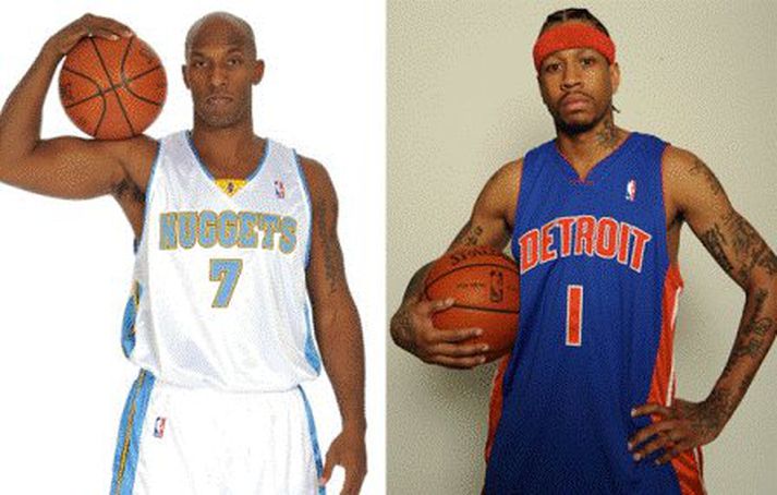 Billups og Iverson í nýjum búningum