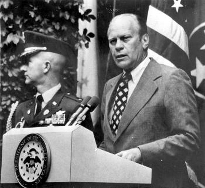 Gerald Ford, fyrrverandi forseti Bandaríkjanna.