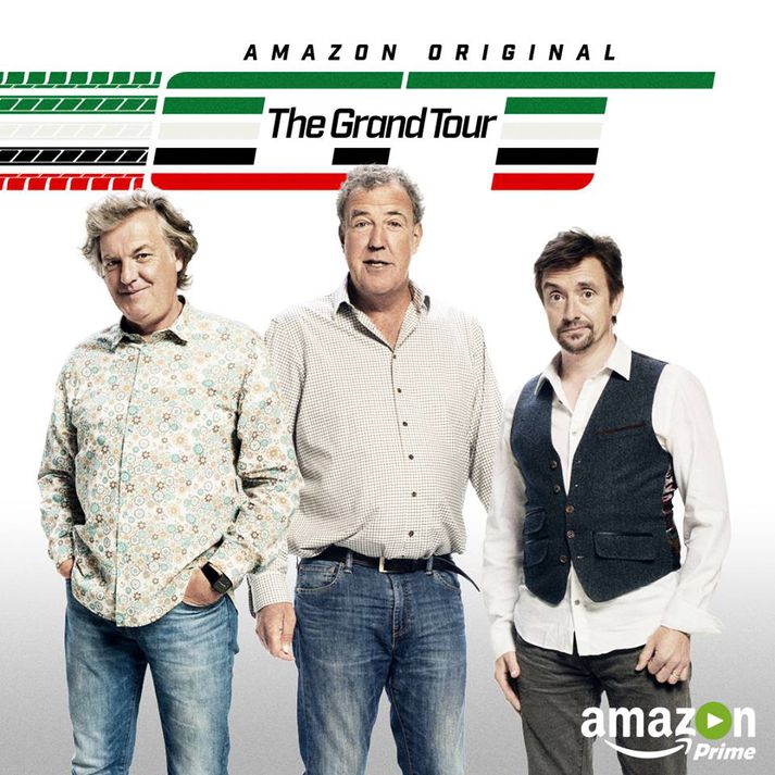 James May, Jeremy Clarkson og Richard Hammond, stjórnendur Grand Tour.