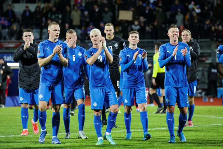 Ísland hefur fagnað tveimur öruggum sigrum á Liechtenstein, gert jafntefli við Armeníu og Norður-Makedóníu á heimavelli, en tapað fjórum leikjum.