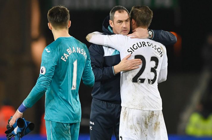 Gylfi hefur mikið álit á Paul Clement.