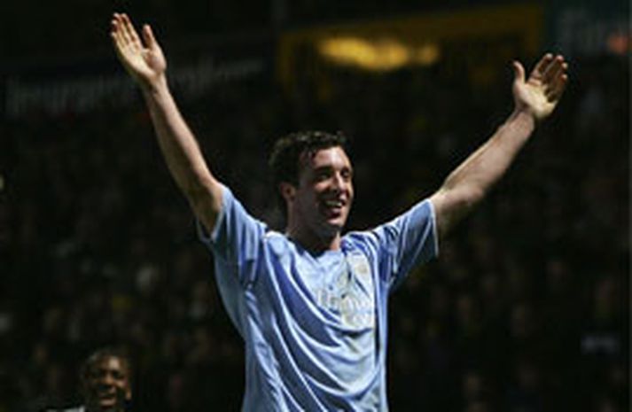 Robbie Fowler skoraði þrennu fyrir Manchester City í dag