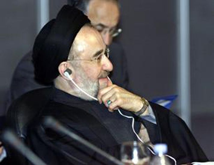 Mohammad Khatami, fyrrum forseti Írans, en Asgari starfaði fyrir hann.