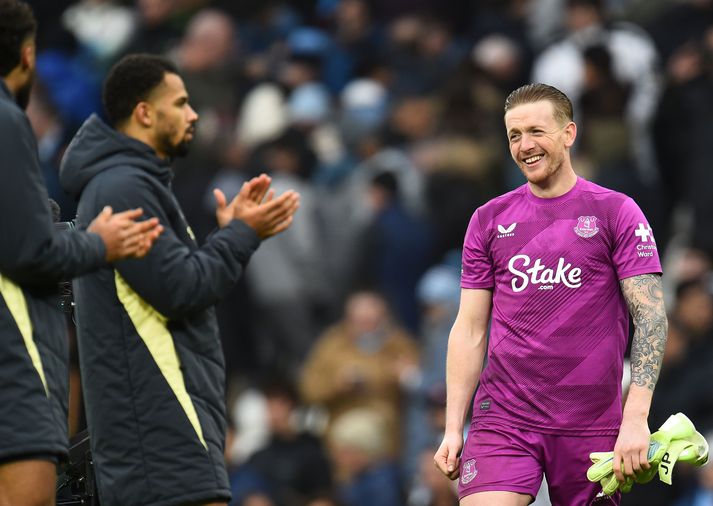 Jordan Pickford er markvörður Everton.