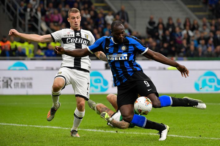 Lukaku jafnar fyrir Inter.